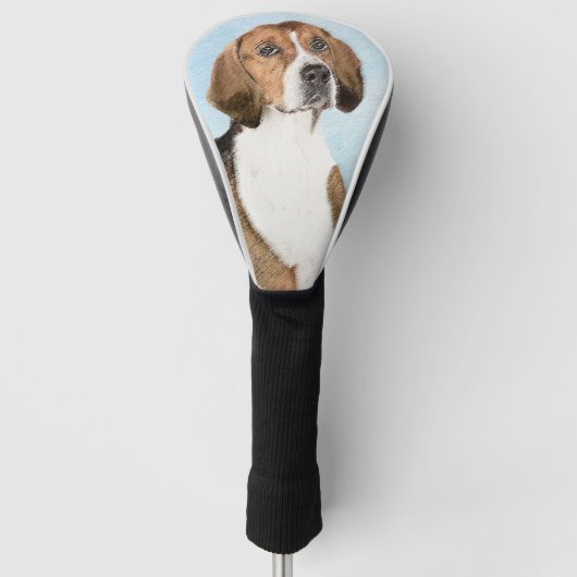 Engels filtreerschilderij - Kute Original Dog Art Golfheadcover (Voorkant)