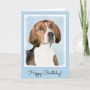 Engels filtreerschilderij - Kute Original Dog Art Kaart