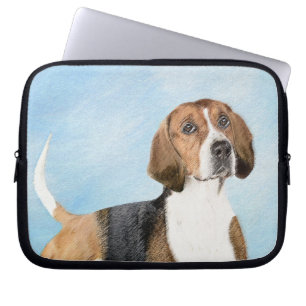 Engels filtreerschilderij - Kute Original Dog Art Laptop Sleeve