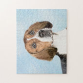 Engels filtreerschilderij - Kute Original Dog Art Legpuzzel (Verticaal)