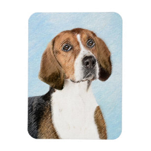 Engels filtreerschilderij - Kute Original Dog Art Magneet
