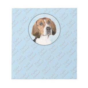 Engels filtreerschilderij - Kute Original Dog Art Notitieblok