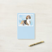 Engels filtreerschilderij - Kute Original Dog Art Post-it® Notes (Op bureau)