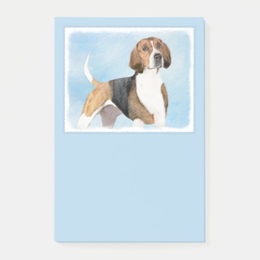 Engels filtreerschilderij - Kute Original Dog Art Post-it® Notes (Voorkant)