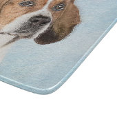 Engels filtreerschilderij - Kute Original Dog Art Snijplank (Hoek)