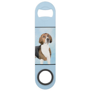 Engels filtreerschilderij - Kute Original Dog Art Speed Flessenopener