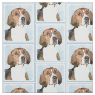 Engels filtreerschilderij - Kute Original Dog Art Stof