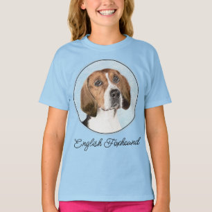 Engels filtreerschilderij - Kute Original Dog Art T-shirt