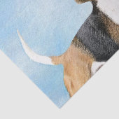 Engels filtreerschilderij - Kute Original Dog Art Tissuepapier (Detail)