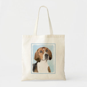 Engels filtreerschilderij - Kute Original Dog Art Tote Bag
