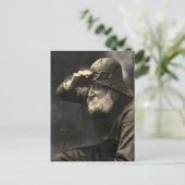 Engels Fisherman Nautical Antiek Beard Briefkaart (Staand voorkant)