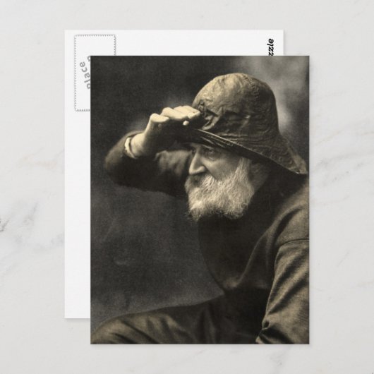  Engels Fisherman Nautical Antiek Beard Briefkaart (Voorkant / Achterkant)