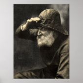  Engels Fisherman Nautical Antiek Beard Poster (Voorkant)