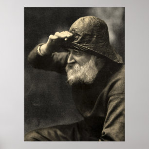 Engels Fisherman Nautical Antiek Beard Poster