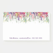  Engels Floral Garden Illustration Post-it® Notes (Voorkant)