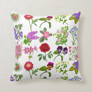 Engels Floral Garden Pillow Kussen
