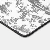  Engels Floral Toile de Jouy-Grey Bureaumat (Hoek)