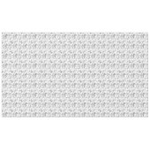 Engels Floral Toile de Jouy-Grey Tafelkleed (Voorkant (Horizontaal))