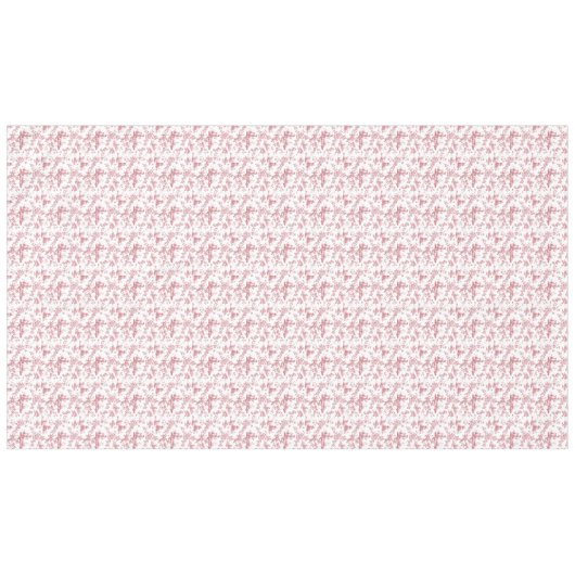  Engels Floral Toile de Jouy-Pink Tafelkleed (Voorkant (Horizontaal))