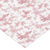  Engels Floral Toile de Jouy-Pink Tafelkleed (Gekanteld)