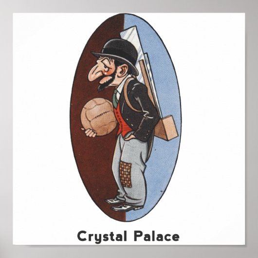 Engels Football Team - Crystal Palace Poster (Voorkant)