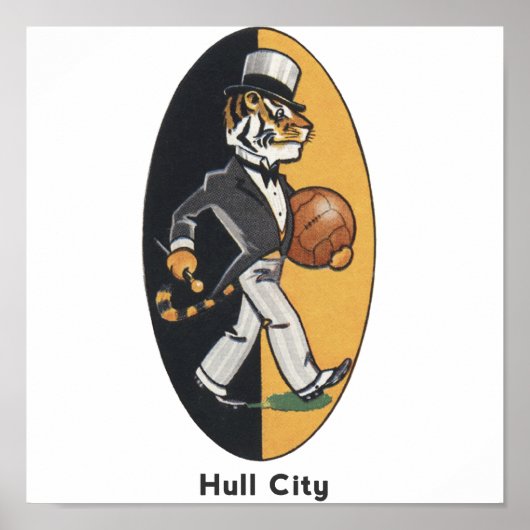 Engels Football Team Hull City Poster (Voorkant)