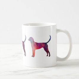 Engels Foxhound Geometric Pattern Silhouette Koffiemok