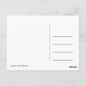 Engels/Frans/Chinees bedankt kaart (Achterkant)