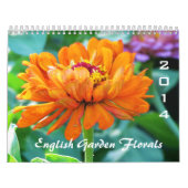 Engels Garden Florals 2014 Agenda Kalender (Hoes)