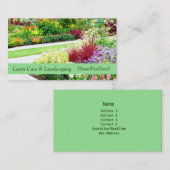 Engels Garden Lawn & Landscaping Visitekaartje (Voorkant / Achterkant)