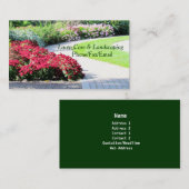 Engels Garden Lawn & Landscaping Visitekaartje (Voorkant / Achterkant)