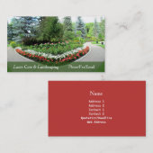 Engels Garden Lawn & Landscaping Visitekaartje (Voorkant / Achterkant)