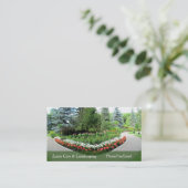 Engels Garden Lawn & Landscaping Visitekaartje (Staand voorkant)