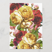 Engels Garden  Rozen Wedding Menu (Achterkant)