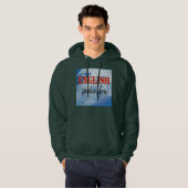 Engels gesproken hier troebele aarde hoodie (Voorkant volledig)