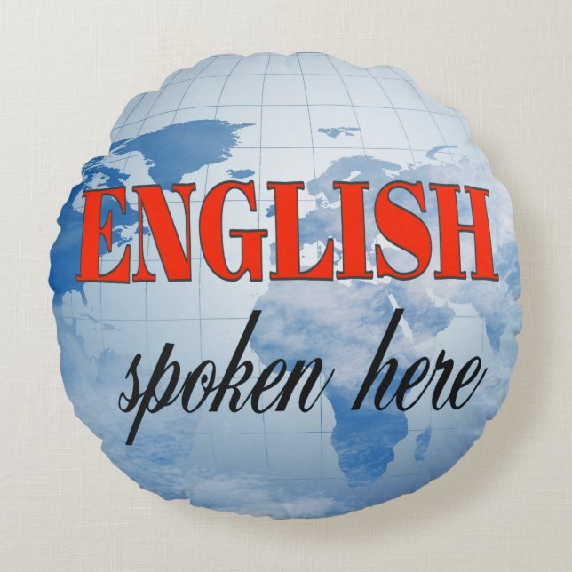 Engels gesproken hier troebele aarde rond kussen (Voorkant)
