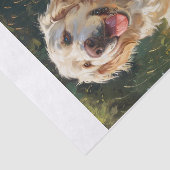 Engels Golden Retriever12 Tissuepapier (Detail)