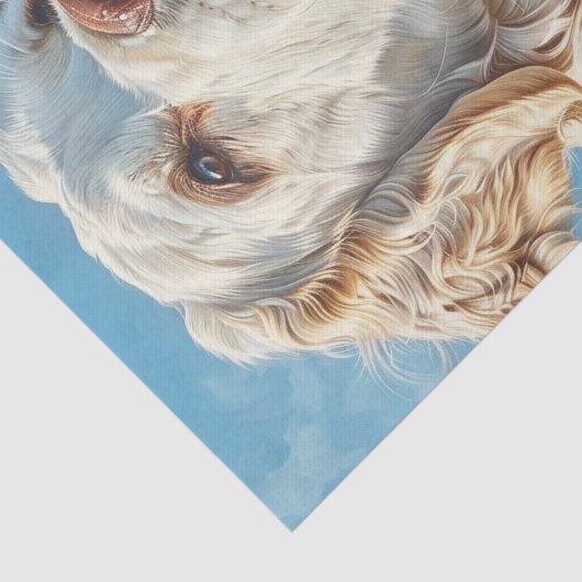 Engels Golden Retriever1 Tissuepapier (Detail)