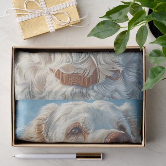 Engels Golden Retriever1 Tissuepapier (Geschenk)