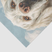 Engels Golden Retriever2 Tissuepapier (Detail)