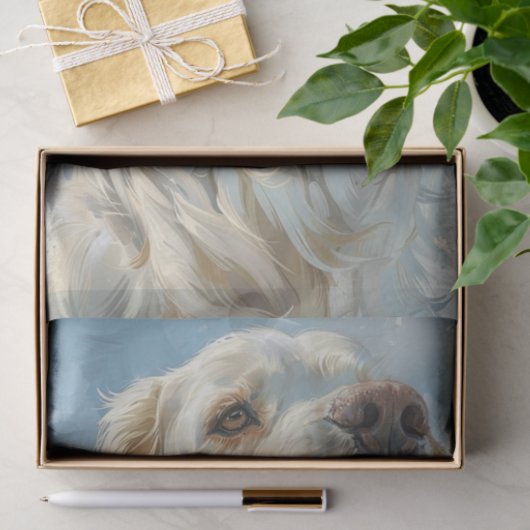 Engels Golden Retriever3 Tissuepapier (Geschenk)