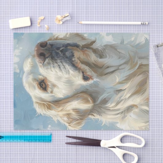 Engels Golden Retriever3 Tissuepapier (Craft)