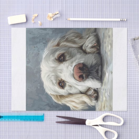 Engels Golden Retriever6 Tissuepapier (Craft)