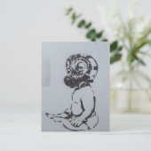 Engels graffiti briefkaart (Staand voorkant)