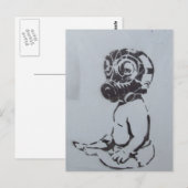 Engels graffiti briefkaart (Voorkant / Achterkant)