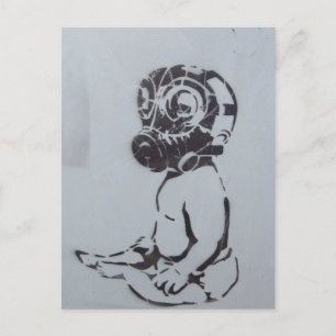 Engels graffiti briefkaart