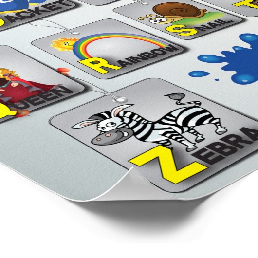 Engels Grammar Alphabet poster (Hoek)