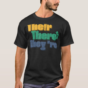 Engels Grammar Lesson daar Hun leraar T-shirt