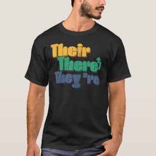 Engels Grammar Lesson daar Hun leraar T-shirt