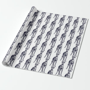Engels Greyhound Breed Cadeaupapier